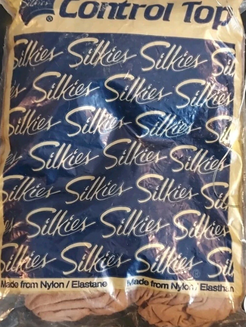 Silkies Panty Hose Trouser Socks Control Top Shape Enhancing Lot (8) Nylons